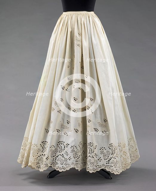 Petticoat, American, 1860-65. Creator: Unknown.