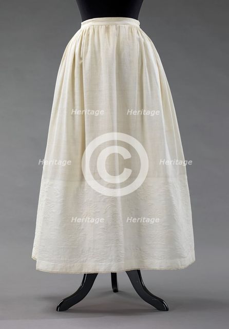 Petticoat, American, 1865-69. Creator: Unknown.