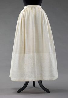 Petticoat, American, 1865-69. Creator: Unknown