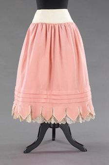 Petticoat, American, 1880-90. Creator: Unknown