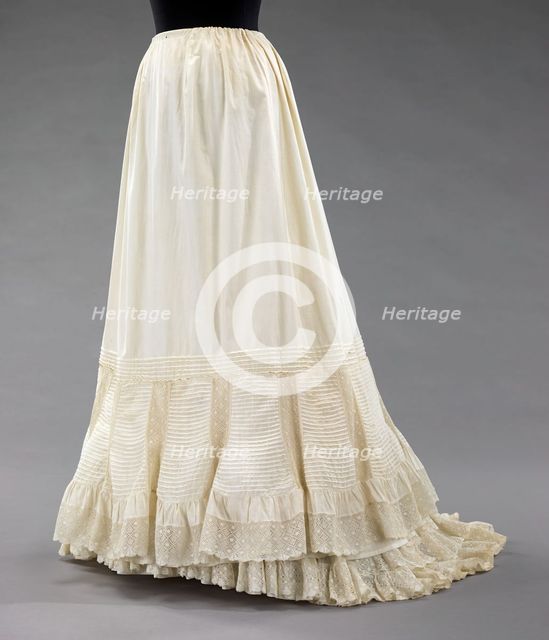 Petticoat, American, 1895. Creator: Unknown.