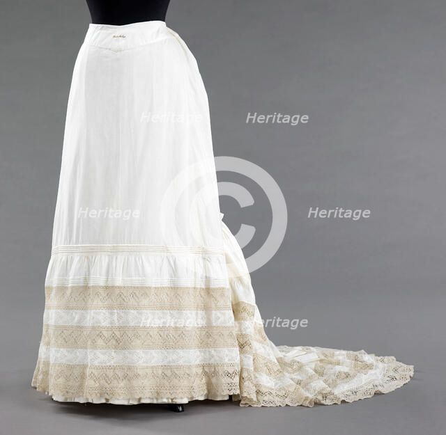 Petticoat, American, ca. 1885. Creator: Unknown.