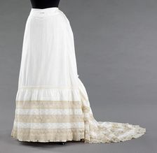 Petticoat, American, ca. 1885. Creator: Unknown