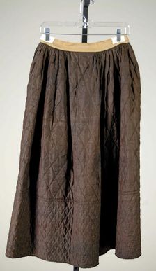 Petticoat, American, fourth quarter 18th century. Creator: Unknown