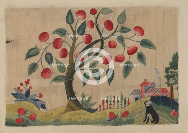 Petticoat Border, 1936. Creator: Suzanne Chapman.