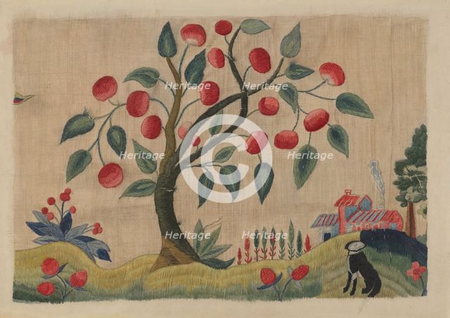 Petticoat Border, 1936. Creator: Suzanne Chapman.
