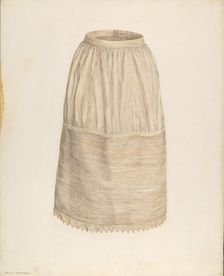 Petticoat, c. 1940. Creator: Daniel Marshack