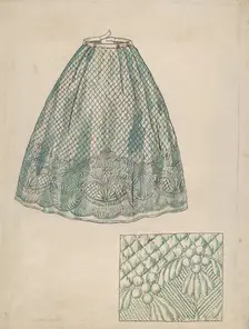 Petticoat, c. 1936. Creator: Lillian Causey