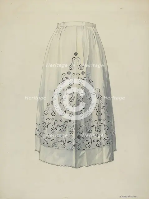 Petticoat, c. 1937. Creator: Edith Towner.