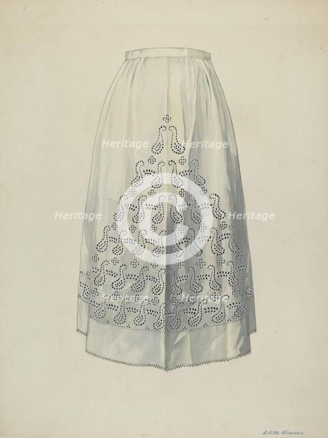 Petticoat, c. 1937. Creator: Edith Towner.