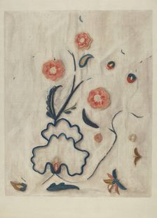 Petticoat (Detail), 1935/1942. Creator: Mildred E Bent