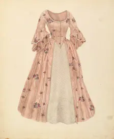 Petticoat Dress, c. 1941. Creator: Gertrude Lemberg
