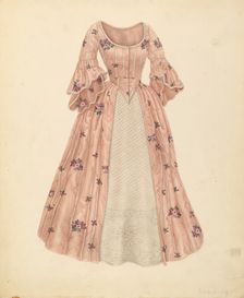 Petticoat Dress, c. 1941. Creator: Gertrude Lemberg