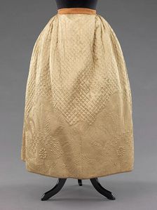Petticoat, French, 1795. Creator: Unknown