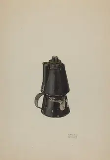 Petticoat Lamp, c. 1937. Creator: Harry Grossen