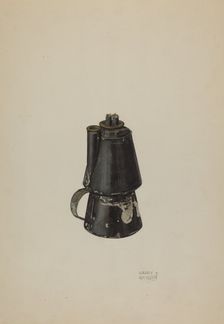 Petticoat Lamp, c. 1937. Creator: Harry Grossen