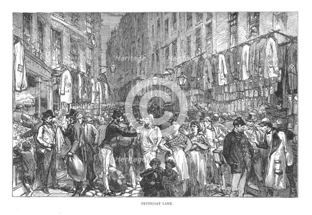 Petticoat Lane, 1878 Artist: Walter Thornbury