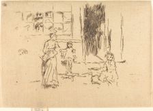 Petticoat Lane, c. 1886/1888. Creator: James Abbott McNeill Whistler