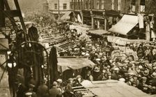 Petticoat Lane Market on Middlesex Street, London, c1920s-c1930s(?). Creator: Unknown