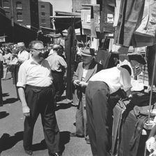 Petticoat Lane market, London, 1964. Artist: EH Emanuel