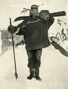Petty Officer Crean (Who received the Albert Medal) 1911, (1913). Artist: Herbert Ponting