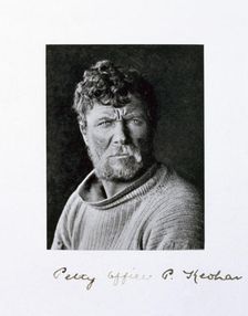 Petty Officer Patrick Keohane, a member of Captain Scott's Antarctic expedition, 1910-1913. Artist: Herbert Ponting