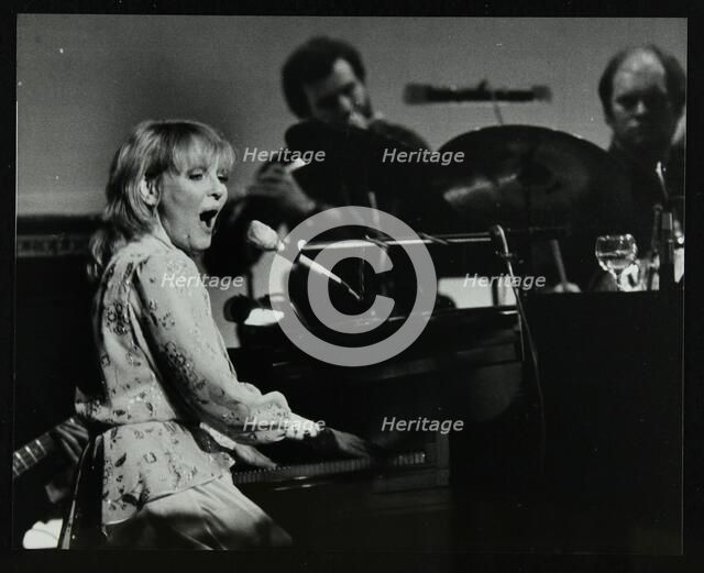 Petula Clark in concert at the Forum Theatre, Hatfield, Hertfordshire, 28 January 1984. Artist: Denis Williams