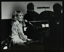Petula Clark in concert at the Forum Theatre, Hatfield, Hertfordshire, 28 January 1984. Artist: Denis Williams