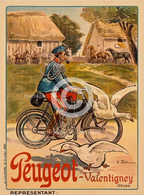 Peugeot Valentigney, 1903. Creator: Thélem, Ernest (1868-1940).