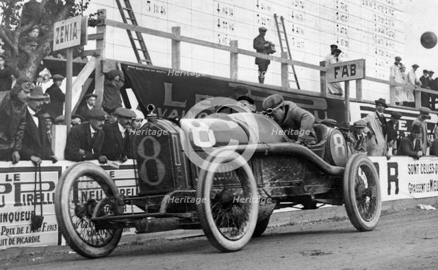 Peugeot, Georges Boillot, winner 1913 French Grand Prix. Creator: Unknown.