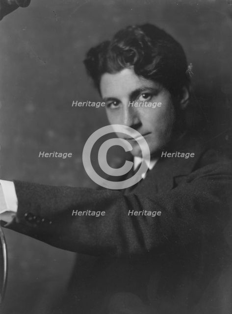 Peula, Michael, Mr., portrait photograph, 1916. Creator: Arnold Genthe.