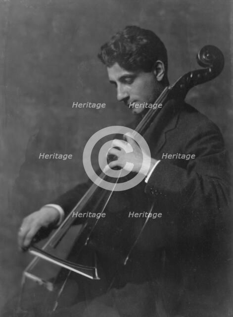 Peula, Michael, Mr., portrait photograph, 1916. Creator: Arnold Genthe.