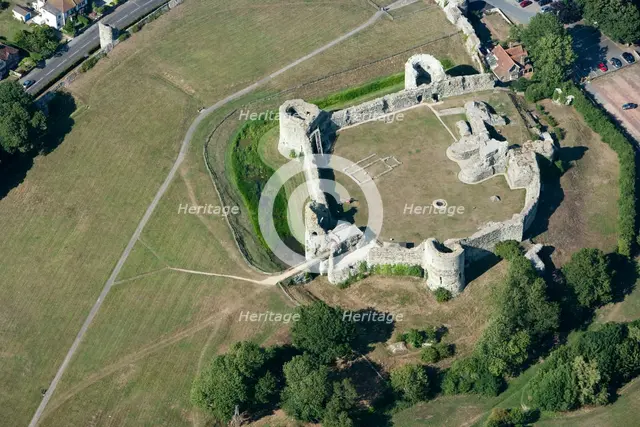 Pevensey Castle, East Sussex, c1980-c2017. Artist: Historic England Staff Photographer.