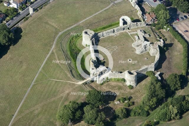 Pevensey Castle, East Sussex, c1980-c2017. Artist: Historic England Staff Photographer.