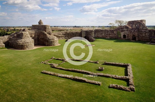 Pevensey Castle, East Sussex, c2010(?). Artist: Historic England Staff Photographer.