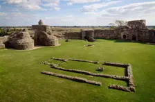 Pevensey Castle, East Sussex, c2010(?). Artist: Historic England Staff Photographer
