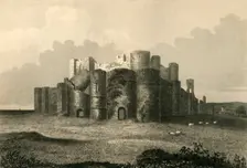Pevensey Castle in 1737 1835. Creator: Charles J Smith