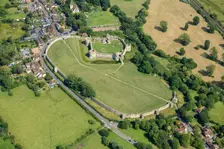 Pevensey Castle, Pevensey, East Sussex, 2024. Creator: Damian Grady