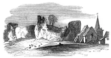 Pevensey Castle, Sussex, 1872. Creator: Unknown