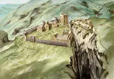 Peveril Castle, 14th century, (c1990-2010) Artist: Peter Urmston