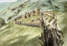 Peveril Castle, 14th century, (c1990-2010) Artist: Peter Urmston