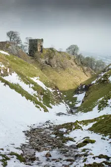 Peveril Castle, Castleton, Derbyshire, 2018. Creator: Alun Bull