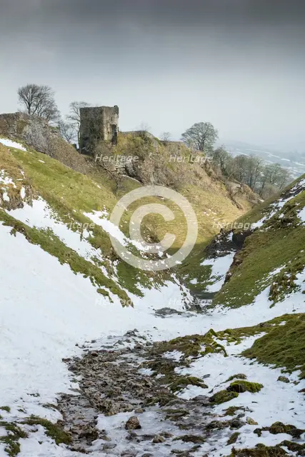 Peveril Castle, Castleton, Derbyshire, 2018. Creator: Alun Bull.