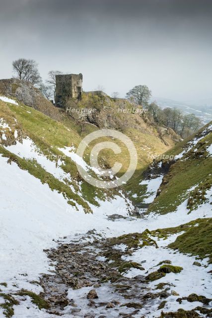 Peveril Castle, Castleton, Derbyshire, 2018. Creator: Alun Bull.