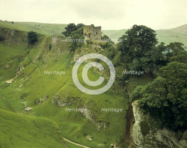 Peveril Castle, Derbyshire, 1986. Artist: Unknown