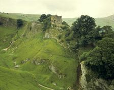 Peveril Castle, Derbyshire, 1986