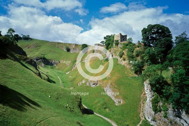 Peveril Castle, Derbyshire, c2006. Artist: Alun Bull.