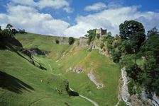 Peveril Castle, Derbyshire, c2006. Artist: Alun Bull