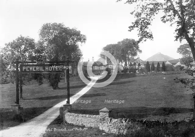 Peveril Hotel, Dove Dale, Ilam, Staffordshire, 1890-1910. Artist: Unknown
