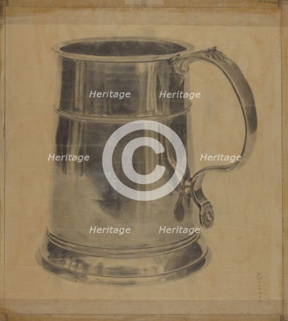 Pewter Mug, 1935/1942. Creator: Harry Goodman.